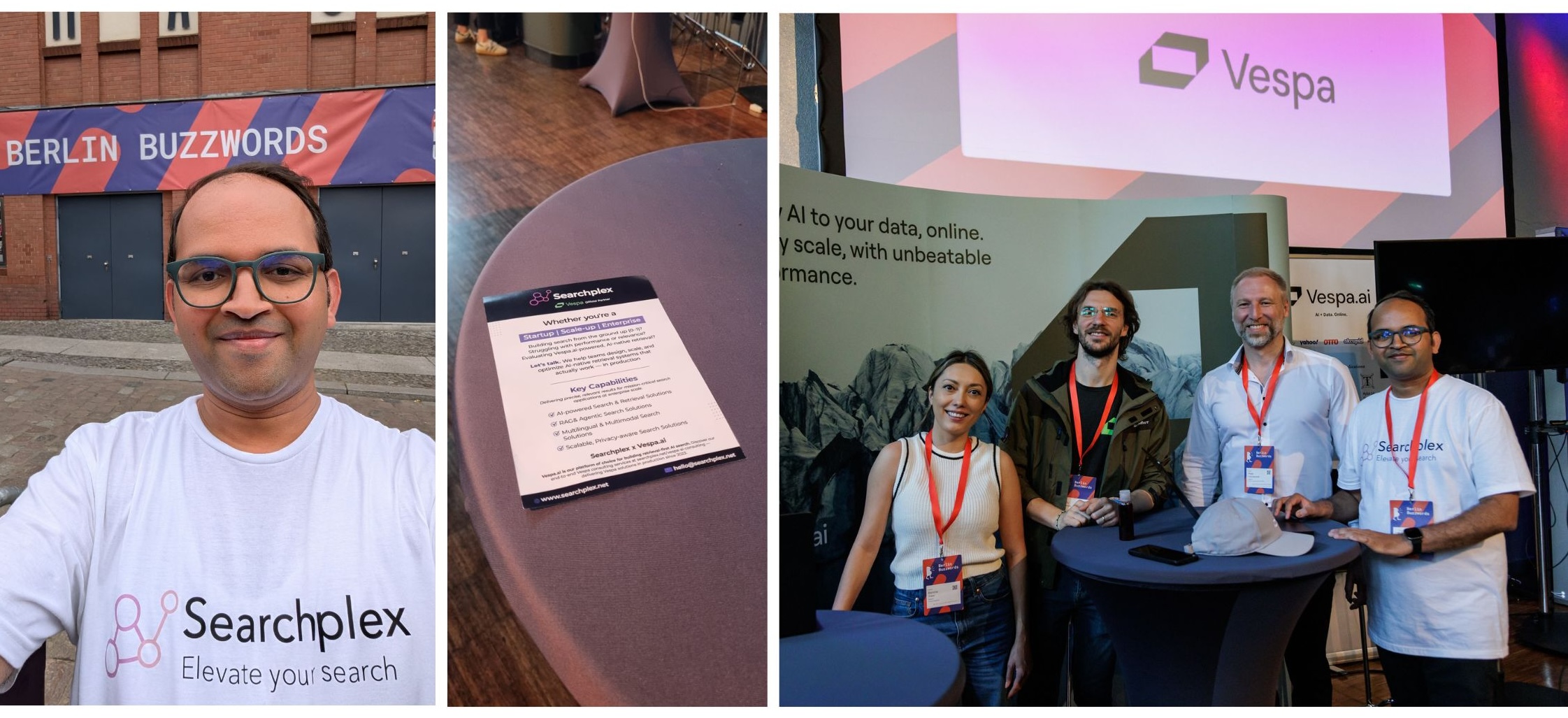 Searchplex team at Berlin Buzzwords 2025